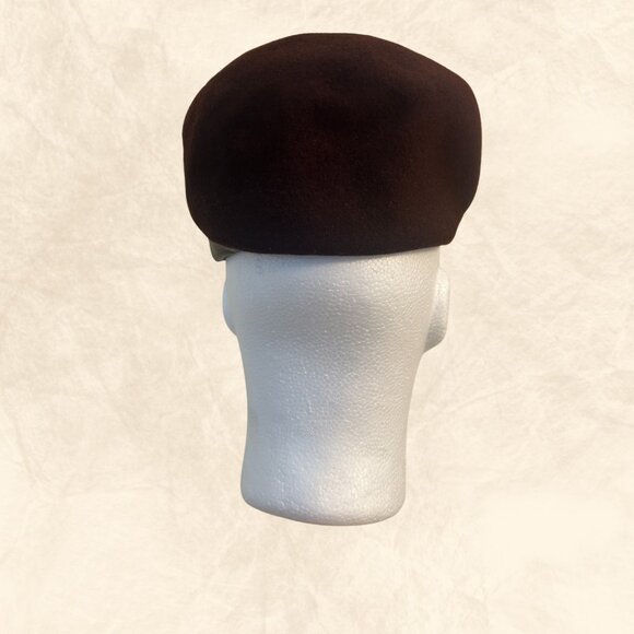 🎩 Vintage 1940s/50s Glenover Henry Pollak Wool Hat — Sears Millinery 🎩 - Picture 4 of 6